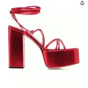 Paris Texas
Malena platform 130mm sandals